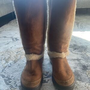 UGG Cream Shearling Boots